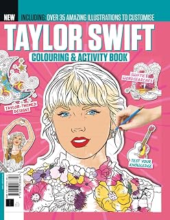 Taylor Swift Coloring & Activity Book - The Original Swifties Must Have By Popular demand!: Over 35 Amazing Illustrations, Puzzle, Fun Facts & Quizzes to Customise