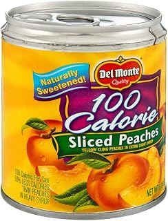 Del Monte Canned Sliced Peaches in Extra-Light Syrup, 8.25 Ounce (Pack of 12)