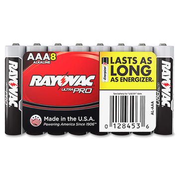 Ultra Pro Alkaline AAA Batteries by Rayovac – Pack of 96, Model ALAAACT