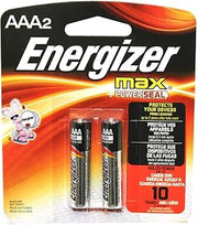 Energizer Max Alkaline Batteries AAA 2 Each