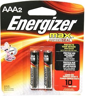 Energizer Max Alkaline Batteries AAA 2 Each