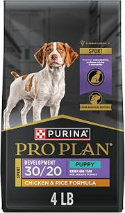 Purina Pro Plan Sport Development 30/20 Dry Puppy Food, Chicken, 4 lb Bag