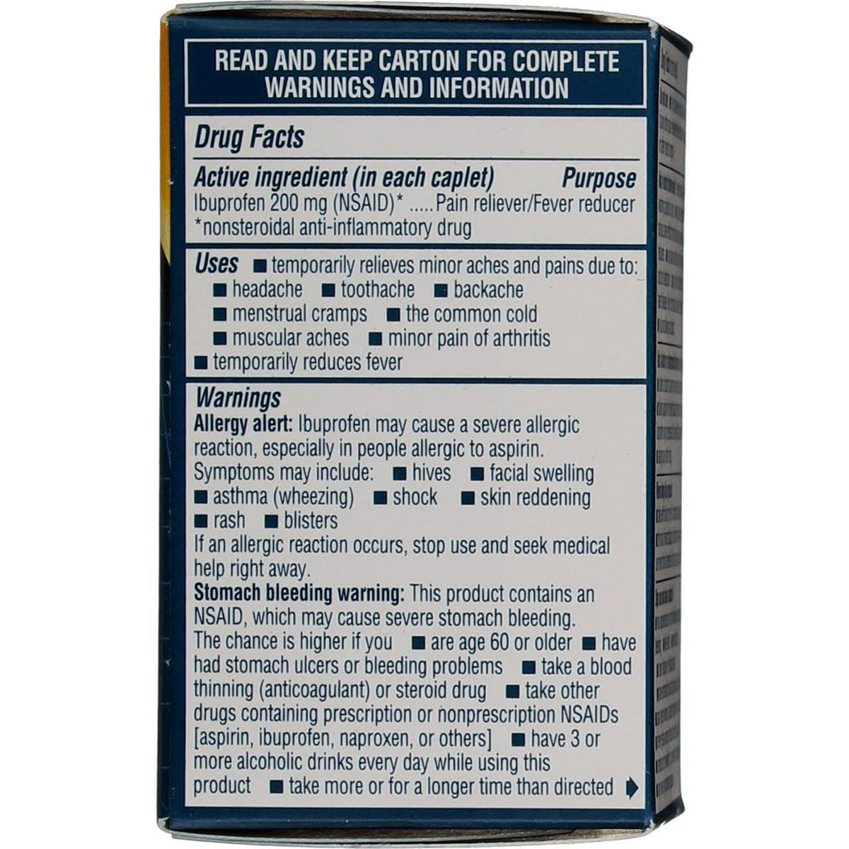 Caplets 50 Ct (12 Pack) by Advil – Pack of 12, Model 016030