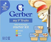 Gerber Stage 1 My 1st Fruits Banana Pear Apple, 2 Oz, 12 Pack