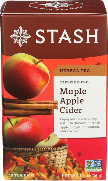 TEA Tea Bag Maple Apple Cider by Stash – 18 Count (Pack of 1), Model 0077652084382