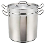 Winco 12 Quart / Stainless Steel / 1 Double Boilers