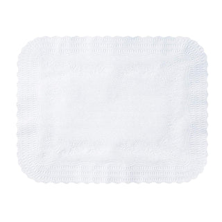 Hoffmaster 410211 Scalloped Tray Cover, Medium Weight, 12.75" x 16.5", White (1000 per Case)