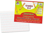 Pacon 2471 Multi-Sensory Raised Ruled Paper, 11X8 1/2", 100 Sheets