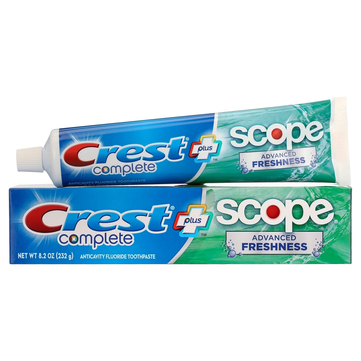 Complete Advanced Flavoridetoothpaste 5 Pack 8.2 Oz Net Wt 41 Oz by Crest – 8.2 Ounce (Pack of 5), Pack of 5, Model 91512409