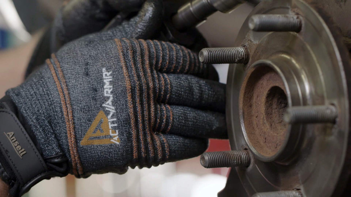 Ansell X Large (Size 11) / (Pack of 1 Pair) / Black/Grey/Orange Safety Work Gloves