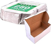 SCT White One-Piece Non-Window Bakery Boxes by SOUTHERN CHAMPION TRAY – 9" x 5" x 4", 1.0 pounds, Cardboard, White, Pack of 250
