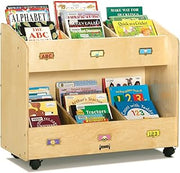 Jonti-Craft 5368JC Mobile 6-Section Book Organizer - Kids Bookshelf & Storage