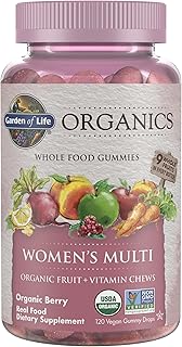 Garden of Life Organics Women's Multivitamin Gummies, Berry, 120 Gummies