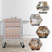 10 Tier Bun Pan Rack by ReunionG – 10 Tiers, Aluminum, Silver, Model KC44420