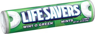 LifeSavers Wint O Green Mints - 20 roll box, 15 per case