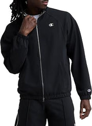 Champion Men's Gameday Full-zip Mock Neck Track Jacket, Standard Fit, Polyester Blend