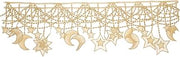 Golden Star Moon Lace Trim for Dress and Curtain DIY Decoration