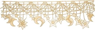 Golden Star Moon Lace Trim for Dress and Curtain DIY Decoration