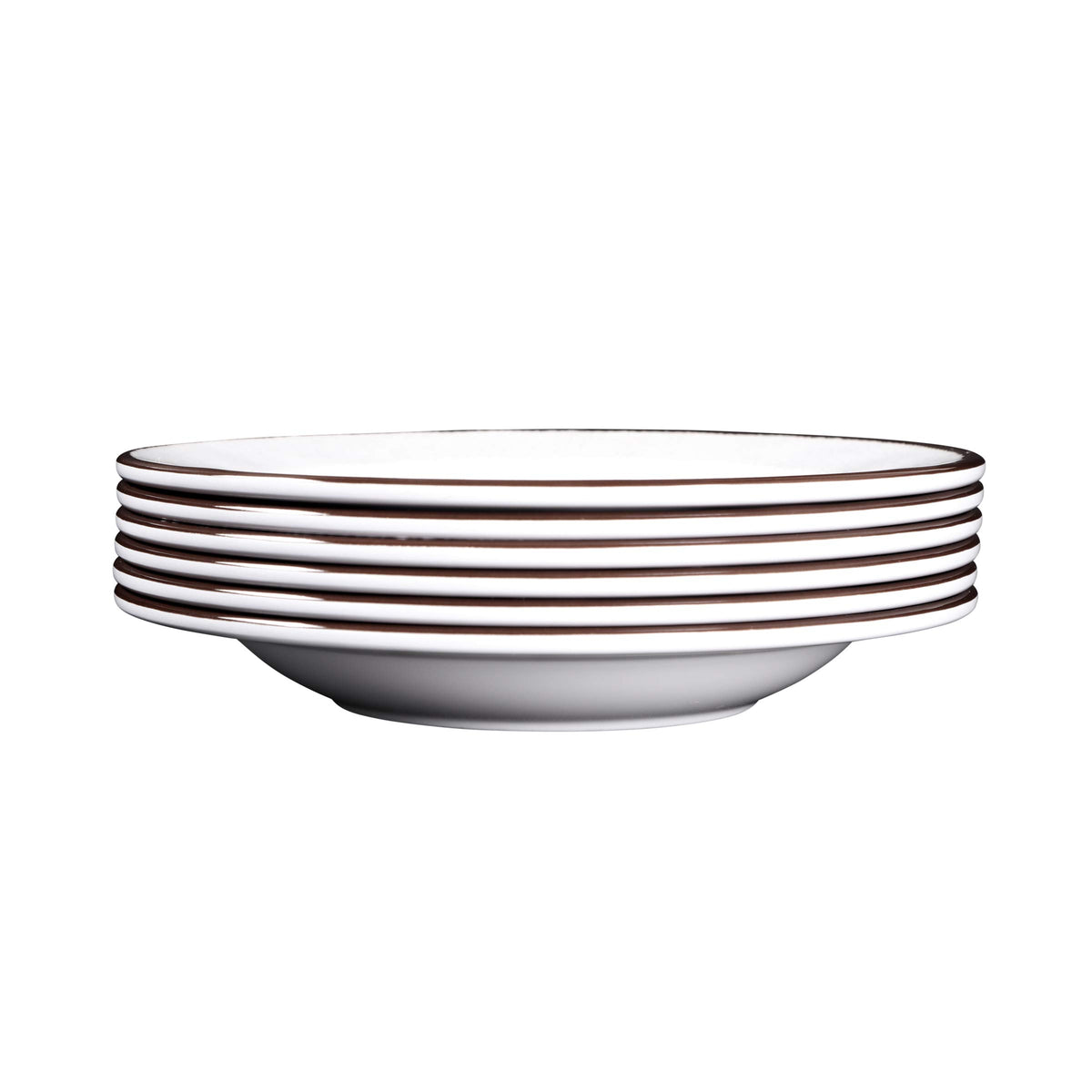 Round Crackle Pasta/Soup Bowl by Elite Global Solutions – 18 oz., 18 fluid_ounces, Melamine, White, Pack of 6