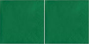 Creative Converting Touch of Color 3-Ply 50 Count Paper Beverage Napkins, Emerald Green (Pack of 2)