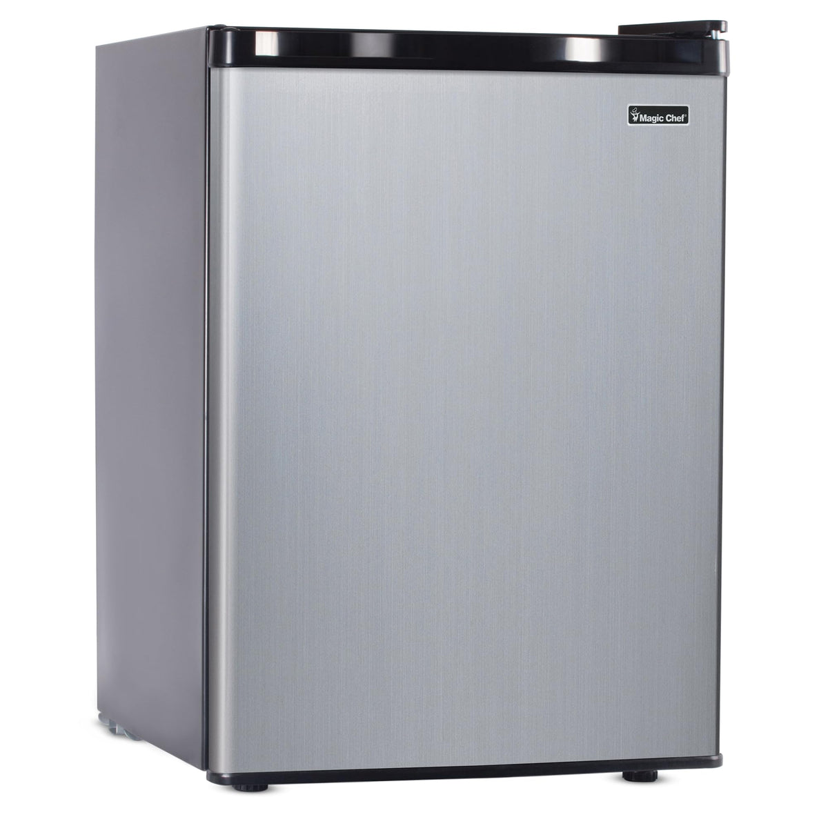 2.6 cu. ft. Mini Fridge in Stainless Steel - 1-Door by Magic Chef – 2.6 cu. ft., 2.6 cubic_feet, Silver, Model MCBR265SE