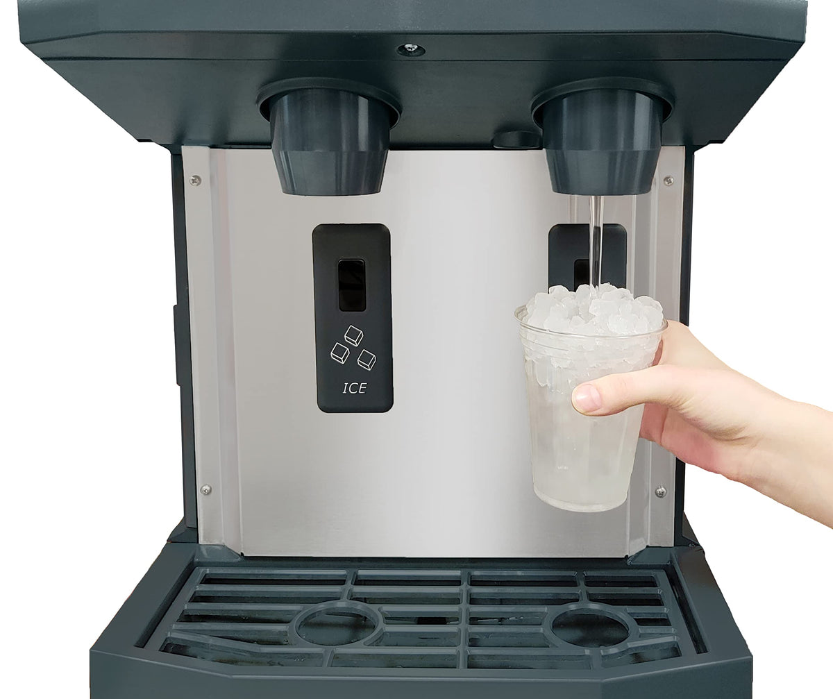 Meridian Nugget Ice & Water Dispenser by Scotsman – 500-lb./Day, 25.0 pounds, Stainless Steel, Model HID525A-1