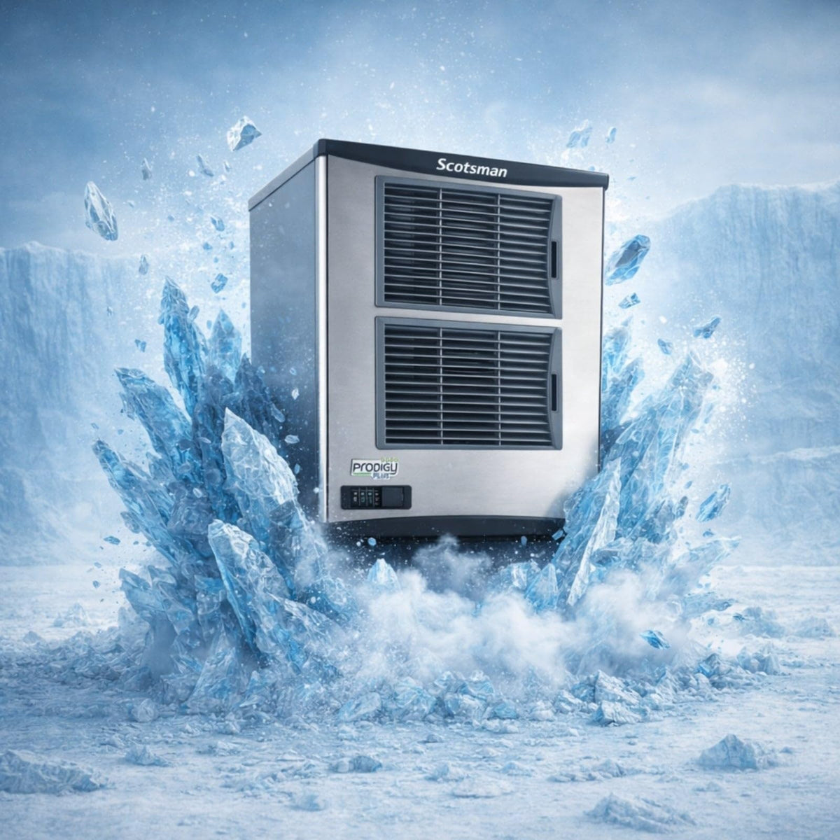 Scotsman 862 lb / Day - 370 lb Storage / 370.0 pounds / 1 Ice Makers