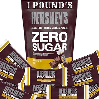HERSHEY'S Zero Sugar Special Dark Chocolate Candy Bag, Zero Sugar Assorted Flavors, for Special Occasions (1 Pound, Special Dark)