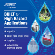 825Y Bronze RPZ Backflow Preventer with SentryPlus Sensor by Febco – 1 1/4 Inch, Bronze, Model F825FBV