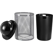 Global Industrial Gray / 36 Gallon / Industrial Trash, Recycling & Compost