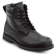 Mens 6 Black Duluth Soft Toe Waterproof SRO Boot 9.5 EW by SR Max – 9.5 X-Wide, Leather, Black, Model Maxtrax