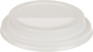 Genuine Joe Plastic Sipper Travel Lids, For Hot Cups and Ripple Cups, 50 Count (Pack of 1)