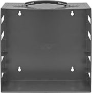 Durham 290-95 Gray Cold Rolled Steel Rack for 5 Small Plastic Compartment Boxes, 11-1/4" Width x 10-3/4" Height x 6-3/4" Depth