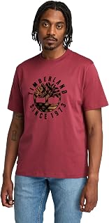 Timberland Men's Holiday Front Graphic Short Sleeve T-Shirt