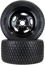 (2) Flat Free Turf Tire Assemblies 26x12.00-12 Compatible With Dixie Chopper Xcaliber 60" 66" 74"