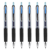 uniball 207 Retractable Gel Pen by Uni-Ball – 1 Count (Pack of 6), Gel Ink, Light Blue, Model 71629