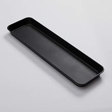 American Metalcraft MT8 Black Rectangular Market Tray, Melamine, 216-Ounces