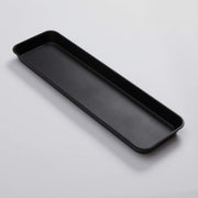 American Metalcraft 29.8" x 8.5" x 2" / Black / Modern Serving Trays