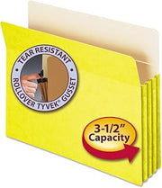 SMEAD Drop Front Panel Colored File Pockets (SMD73233)
