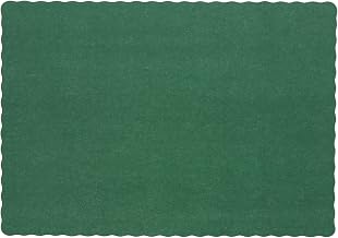 Royal Dark Green Disposable Placemat 9.25 Inch x 13.25 Inch, Package of 1000