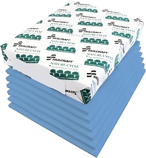 AbilityOne 7530013982681 - Neon Colored Copy Paper - Processed Chlorine Free - Neon Blue - 500 units
