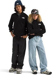 The North Face Kids' Glacier 1/4 Zip Pullover | Recycled Fleece Jacket for Boys & Girls, Stylish Stand Collar