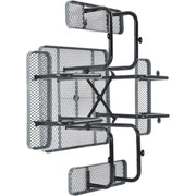 Global Industrial Grey / 81D x 81W x 29.5H in / Industrial Picnic Tables