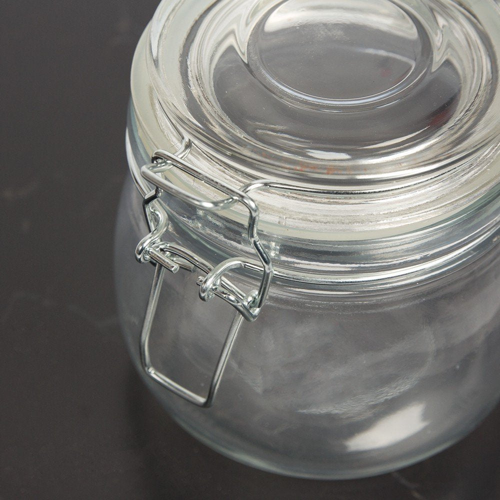 Apothecary Jar by American Metalcraft – 1 Count (Pack of 1), 16.0 fluid_ounces, Glass, Clear, Model HMJ4
