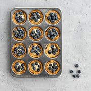 Muffin Tray with 12 Holes by Nordic Ware – Standard, Aluminum, Silver, Model 45591AEU