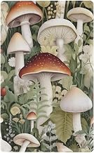 Unused Outlet Wallplate Mushroom Plant Switch Wall Plate Cover,Decorative Outlet Cover Switch Cover for Home Office Bedroom 4.53" x2.76"