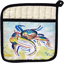 Betsy Drake PT1013 Colorful Fiddler Crab Pot Holder