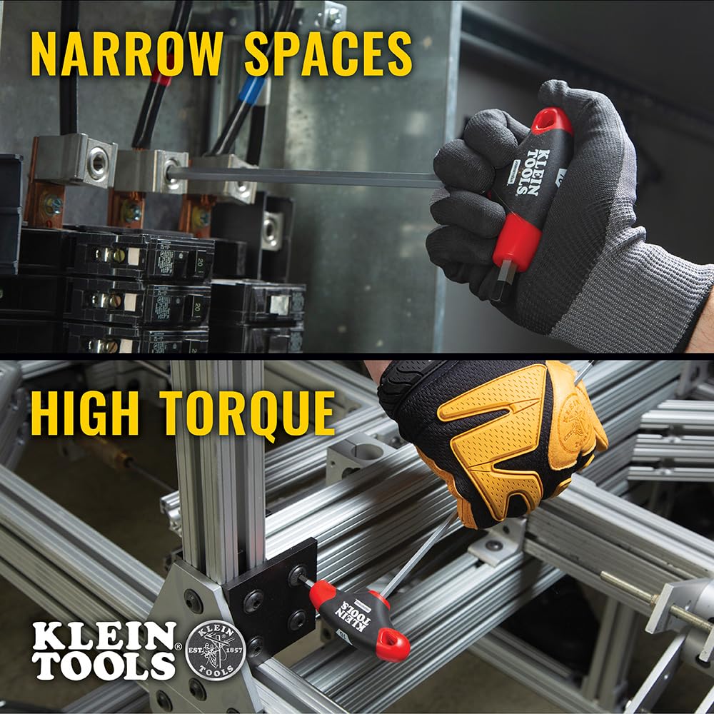 T-Handle Hex Key Set by KLEIN TOOLS – 9-Inch, Blend, Factory, Model JTH910E