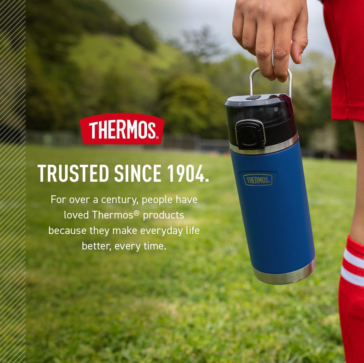 THERMOS Navy / 18 Ounces (Pack of 4) / 1 Sports Water Bottles