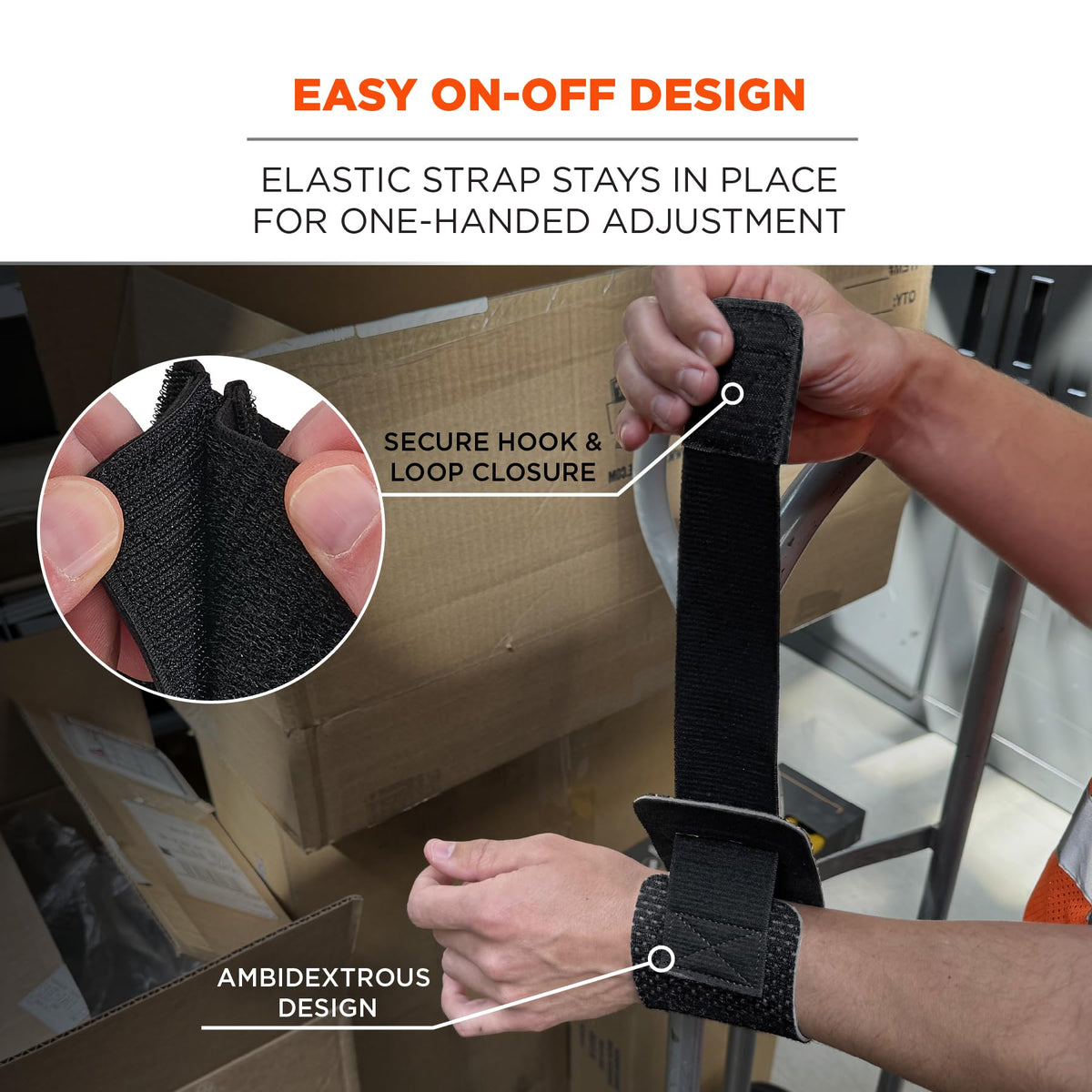 ProFlex 415 Neoprene Wrist Wrap Support by Ergodyne – One Size, Neoprene, Black, Model 72105
